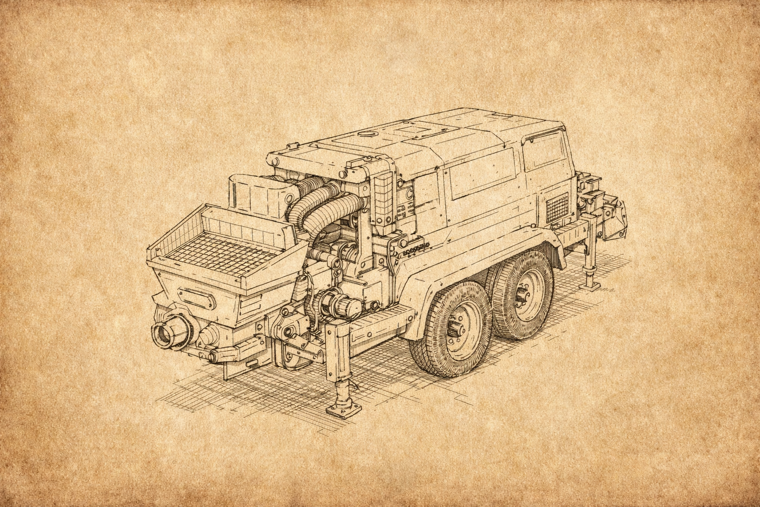 Prairie Pumping concrete line pump